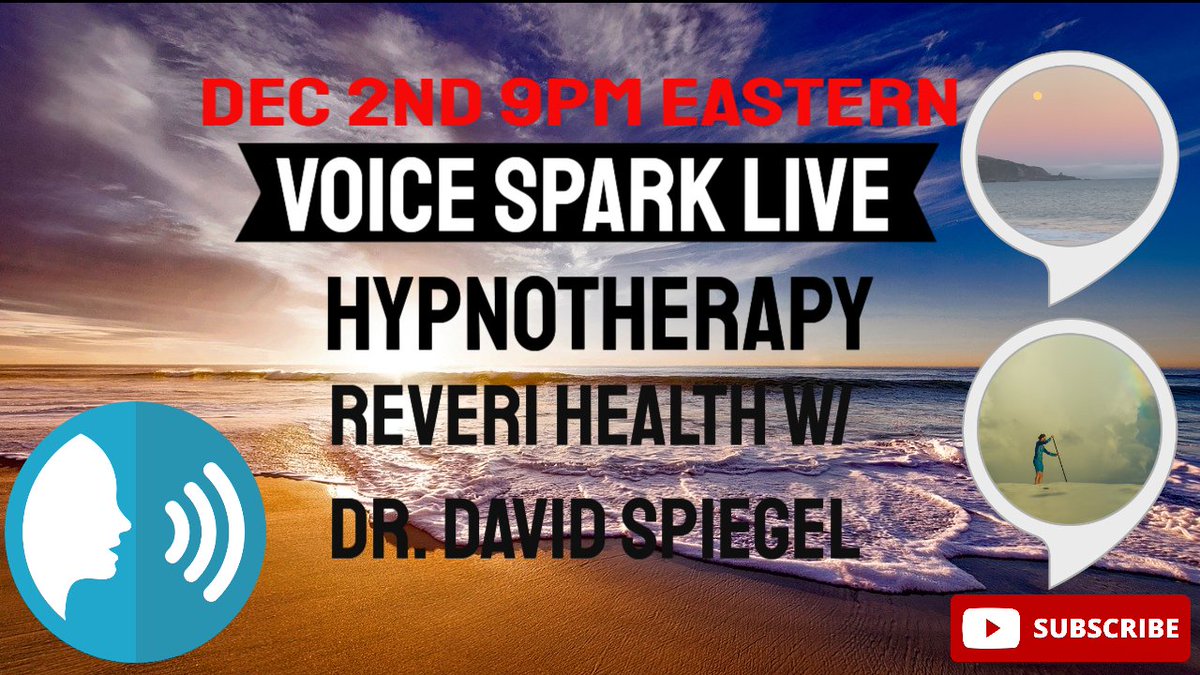 soundmasteraj's tweet photo. Coming @U #Voicespark Live AJ @soundmasteraj, Ben @benjaminfalvo & Nick @ASR_Podcast will discuss hypnotherapy #Alexa Skills by Dr. David Spiegel! #freevoiceevents #voicefirst Also, Sohini @TheSohini from @dabblelab will cover Skill templates. π https://t.co/gE95pUpEE1 https://t.co/OC4su1Nuvk
