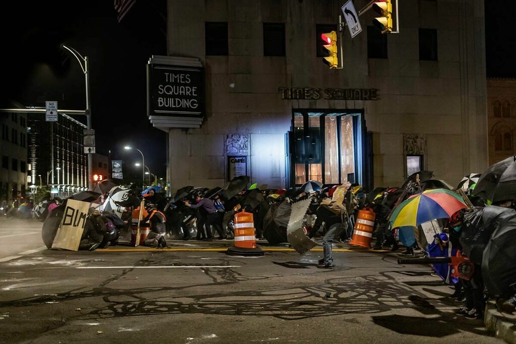 MaranieRae's tweet photo. “No oppression is so heavy or lasting as that which is inflicted by the perversion and exorbitance of legal authority”.
.

[the] resistance // Rochester, New York // September 2020
.
.
.
#rochester #roc #protest #resist #democracy #danielprude #thisisame… https://t.co/v1BIa2mdVu https://t.co/uYc8uf0Mn7