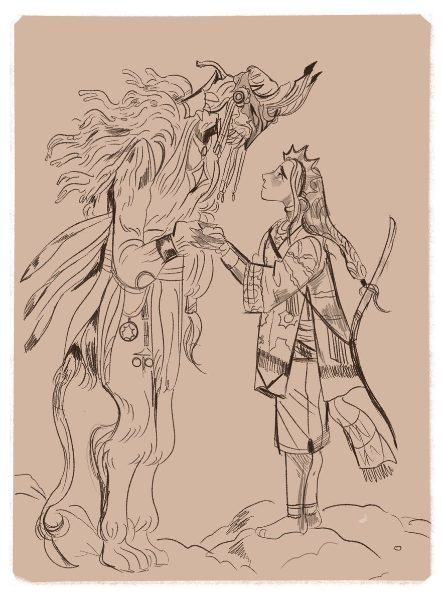 A creature of pain, he was. Ulalia was called a demon by the village, but he was loved by the prince who was sent to slay him.