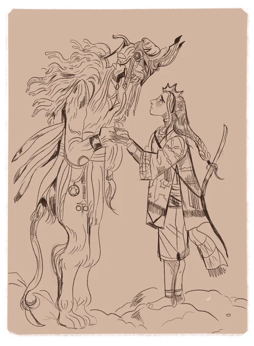 A creature of pain, he was. Ulalia was called a demon by the village, but he was loved by the prince who was sent to slay him. 