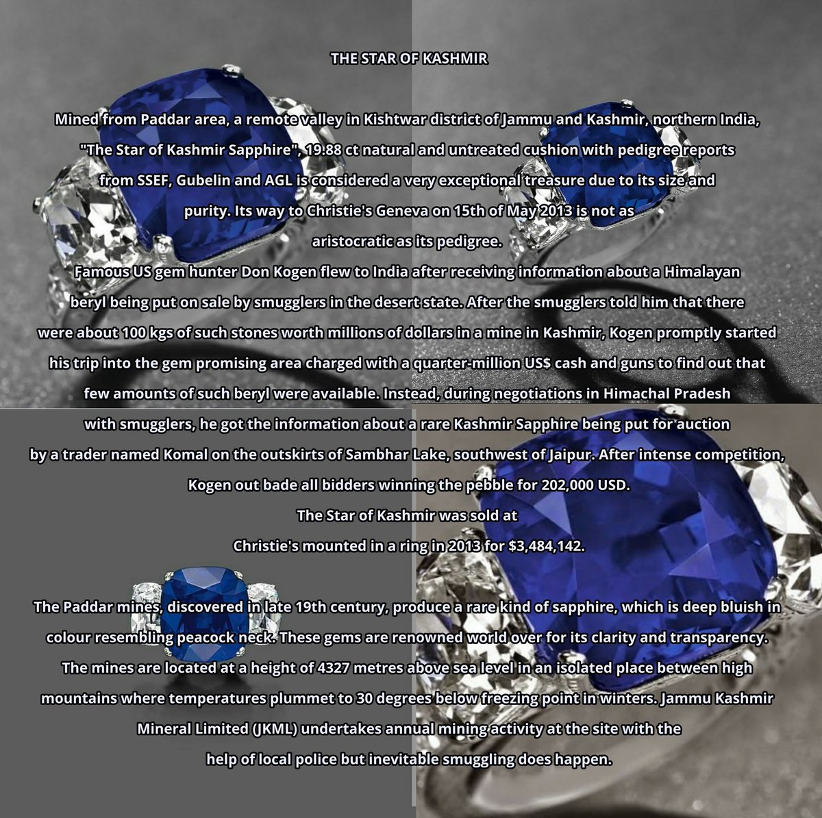 nawangofficial's tweet photo. Minerals of my valley.
#bluesapphire
The world people taking paddar as a part of #Kashmirregion which is totally wrong. My region belong to #jammuregion
I want to ask a question for #JKML that where they kept all the money which they earn from the #sapphiremine. https://t.co/wjXZ51Znc6
