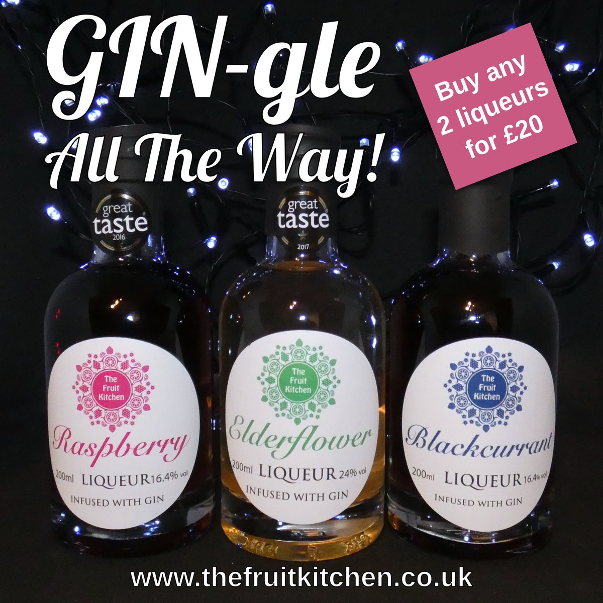 thefruitkitchen's tweet photo. Need some ideas for secret Santa or just want to treat someone you love....look no further.....we've a Gin-tastic offer.  Any two liqueurs for £20 - so Vodka, Brandy, Whisky or Gin, we've got it sorted, you better tell Santa... https://t.co/xo5W74Nj4y https://t.co/6usujjN0Y2