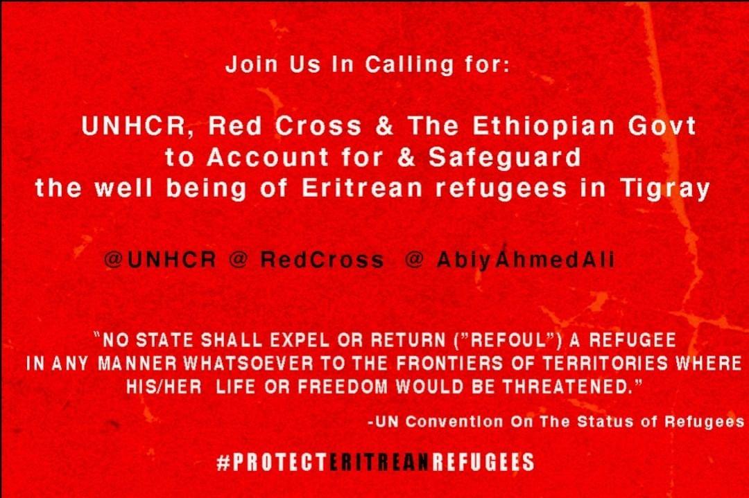 BeqaYiakl's tweet photo. Today's Yiakl #SundaySpotlight is dedicated to all organizations &amp; individuals working to support #Eritrean refugees that are displaced &amp; endangered by the war in #Ethiopia. 

We encourage all Eritreans to join the refugee advocacy &amp; fundraising efforts that are already underway. https://t.co/asCIibVS7j