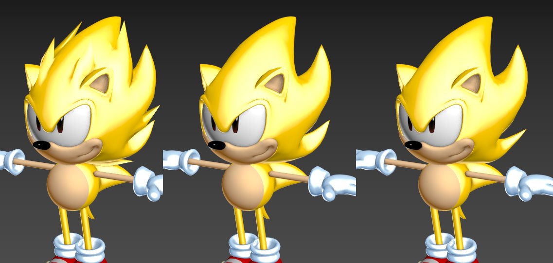 Alexander Gogolev on X: Thanks to awesome @spazer40 sketches of Super Sonic  I was able to understand Super Sonic 2 Style More. Tho in some view angles  he still looks not as