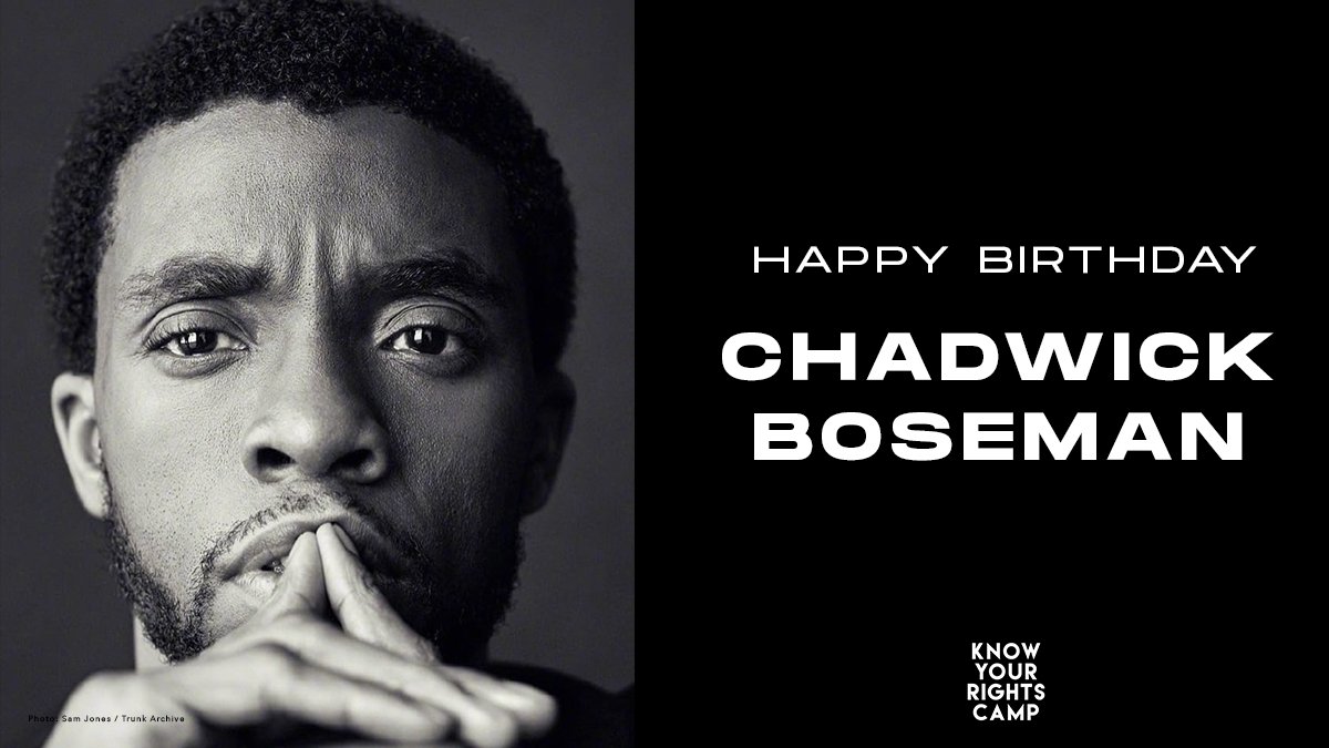 Know Your Rights Camp on X: "While Boseman is no longer physically with us, his spirit lives in the loving hearts of little Black children wanting to be Black Panther. Happy Birthday.