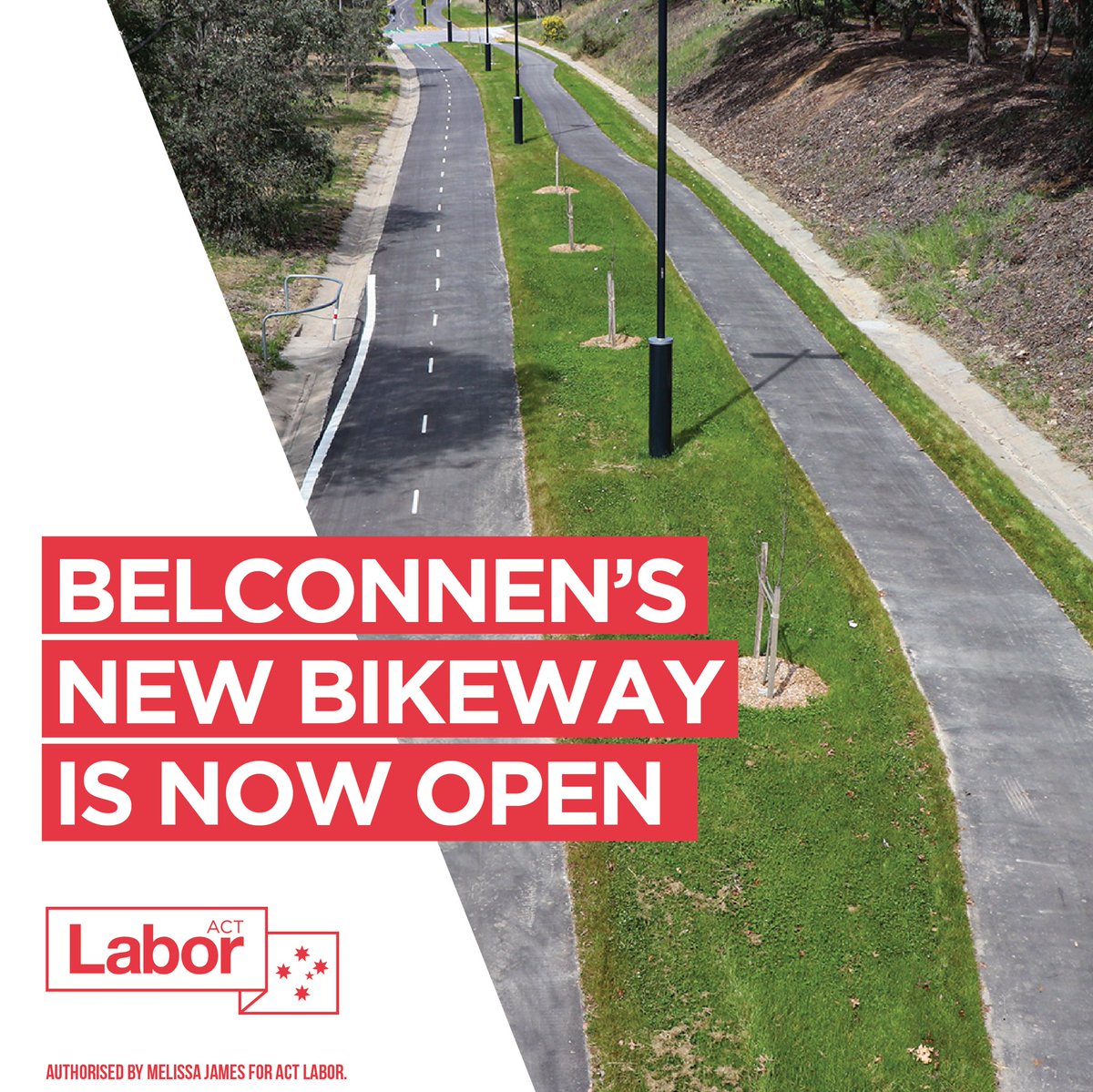 ABarrMLA's tweet image. The #Belconnen Bikeway is now open!

The 4.7-kilometre bikeway connects Coulter Drive to Belconnen Town Centre and on to the #UniversityofCanberra.

It’s not just a cycle path though, there are also separated and shared footpaths for pedestrians.

cityservices.act.gov.au/Infrastructure…