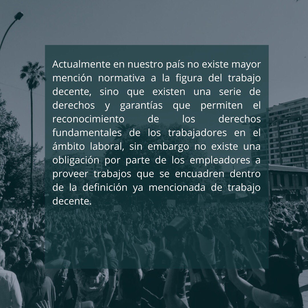 ManoDeObra's tweet photo. ¿Es conveniente incorporar el trabajo decente en la nueva constitución?  

MdO continúa con el proyecto que busca identificar tensiones del modelo de relaciones laborales chileno, y ofrecer un insumo a la discusión en nuestro país, esta vez analizando la noción de trabajo decente https://t.co/kNdFSakXPH
