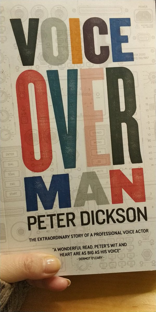 Rachealtse's tweet photo. New Book added to my #readinglist @peterdickson #Voiceoverman Just arrived #books https://t.co/MWPLoIobf5