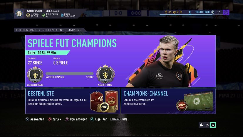 Was für eine verschwitze WL unglaublich😅

E1 ✅

#FutChampions