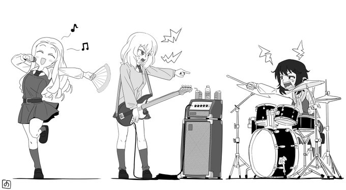 バンドを組んだBC自由三人

これまで描いたやつを一つにまとめてみました。

#ガルパン 