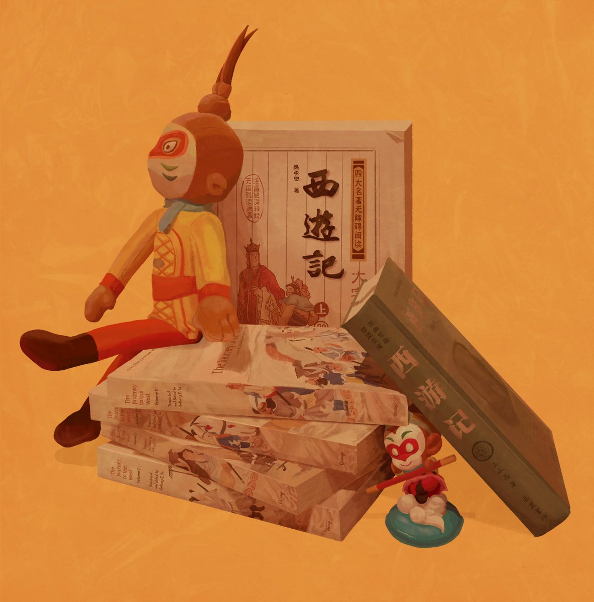 Antidote4Awkwrd's tweet photo. #AsianArtistShare Hi, I'm Marcus/晓烺！I'm a Cantonese trans mlm who likes drawing Journey to the West and doing character design for wuxia/xianxia :D https://t.co/m2HKPQeOwR