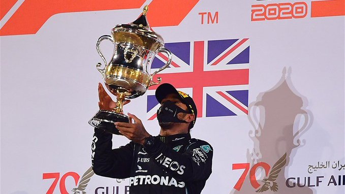 البريطاني لويس هاميلتون يفوز بجائزة البحرين الكبرى للفورمولا 1