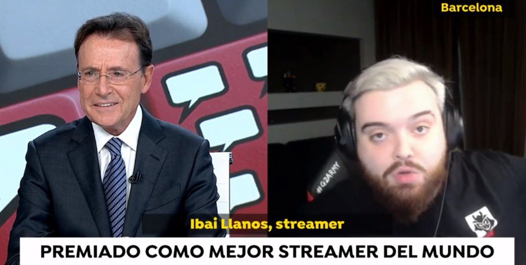 IbaiLlanos's tweet photo. Haciendo una videollamada con mi abuelo que no le puedo visitar por el covid https://t.co/M5WVmk1YKb
