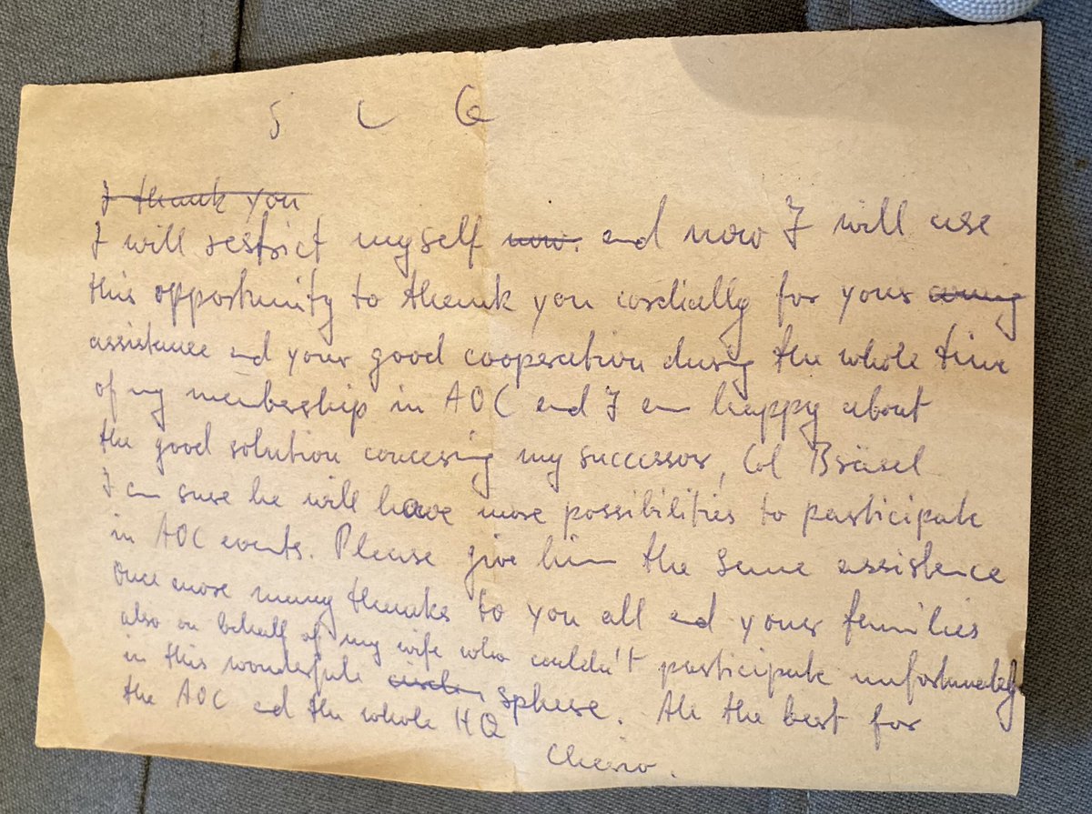 In the bottom left pocket was this slip of paper- it seems to be a speech and is written in English! I couldn’t believe it when I found it! This could be the key to discovering who the jacket belonged to. I can’t find anything about the content so far, but I’ll keep trying!