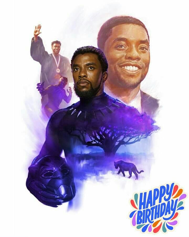 Today would have been #ChadwickBoseman's 44th birthday. Rest easy, KING. 🙏 #HappyBirthdayChadwick