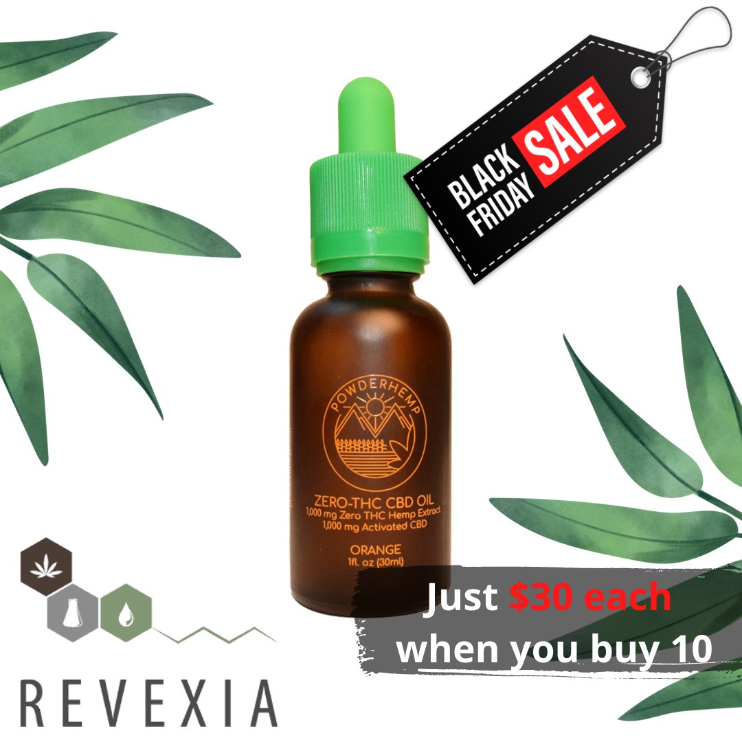 RevexiaLife's tweet photo. 🍊 Orange 🍊 POWDERHEMP CBD Oil 
BLACK FRIDAY SPECIAL ⚡ Just $30 each ⚡  when you buy 10

Shop Here: https://t.co/kmJskZig8P

#Blackfridaysale #blackfriday #blackfridaycbd #cbdsale #cbddeals #cbdblackfridaydeals #cbd #cbdoil #cbdoilsale https://t.co/9mkoQTDNOs