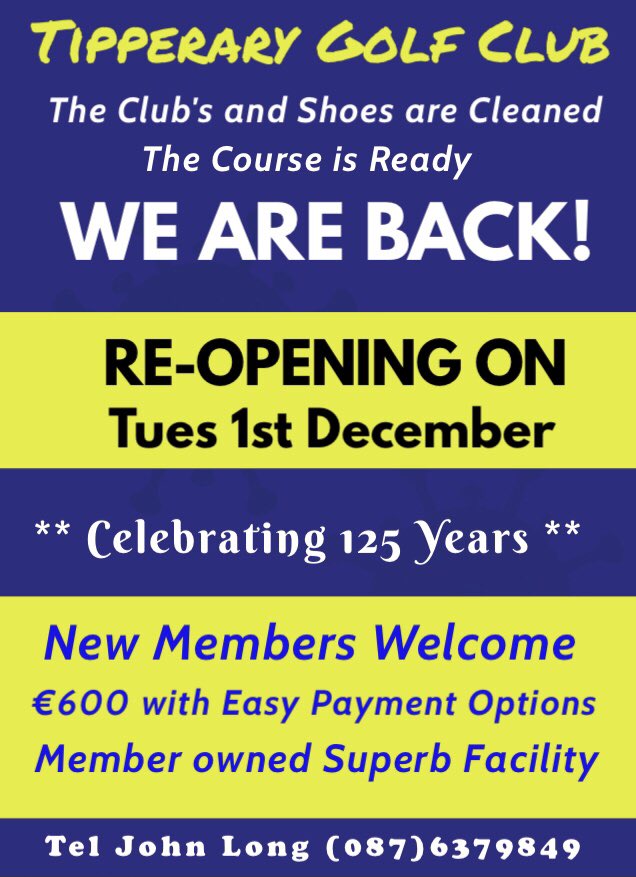 Tipperary Golf Club tweet media