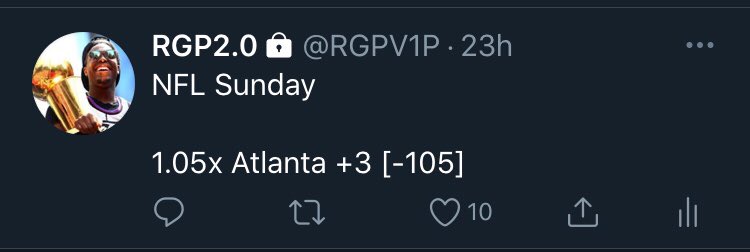 RealGoodPlayer's tweet image. One play, one winner for us today. A no doubter. #RiseUpATL