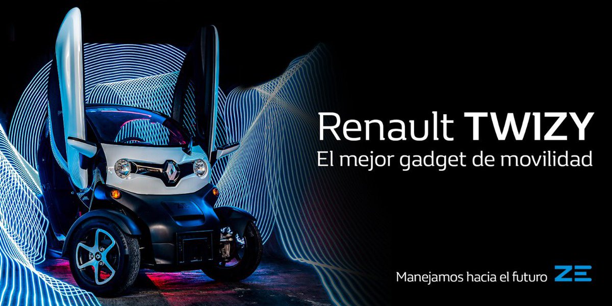 RenaultMX's tweet photo. Renault #TWIZY es el gadget que reinventa tu forma de moverte. #ZEisNow https://t.co/ZUJK02aeOh