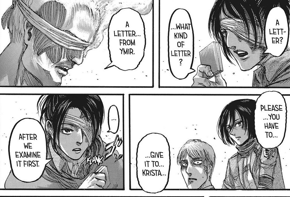 Aseel On Twitter I Don T Feel We Talk About This Scene Enough Like Reiner Was Caught By The Enemy And Yet He Was Trying His Hardest To Protect Ymir S Letter To Historia aseel on twitter i don t feel we talk