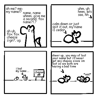 SapkaTheHat's tweet photo. cheese-quest:
p.1-4

the story of a fox's quest for some cheese
#cheesequest #comic #funnyfox #art https://t.co/W9Wf9haPOZ