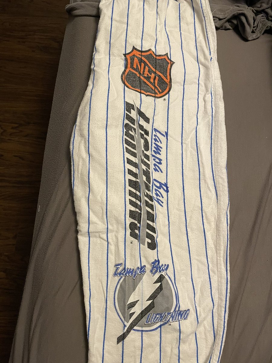 Purple_Star82's tweet photo. I’ve been a Lightning fan for so long! I’ve got the Esleep pajamas to prove it! @TBLightning #esleeppajamas #90s #boltsforever #stanleycupchamps2020 #bethedistantthunder  @sergachev31 @Akillorn19 @tjohnny09 @RealStamkos91 @patmaroon @mstlouis_26 https://t.co/u9FehyERL3