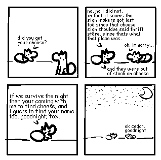 SapkaTheHat's tweet photo. cheese-quest:
p.5-7

#cheesequest #comic #funnyfox #art https://t.co/ivm6XnIoKO