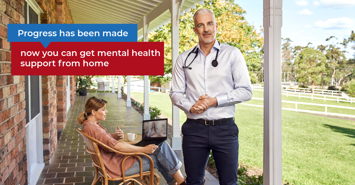 Australia’s need for a connected healthcare system is greater than ever. One that’s accessible, progressive and secure. Progress has been made and you can now get mental health support from home. Visit digitalhealth.gov.au for more.