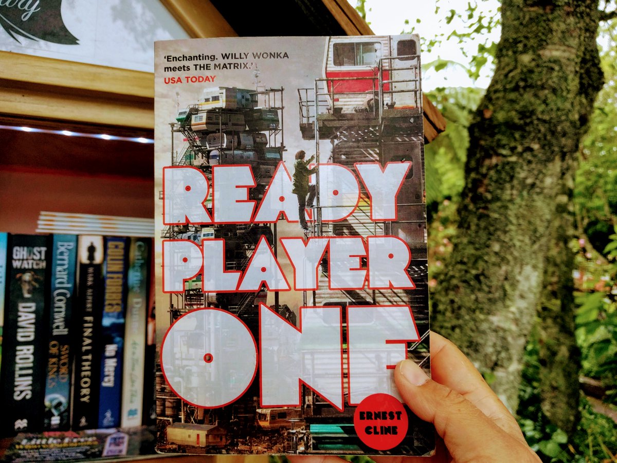TeHenuiLibrary's tweet photo. One for 80's pop-culture fans, gaming enthusiasts, and sci-fi aficionados... Free in the little library now. 

#readyplayerone #littlefreelibrary #newplymouth #rainydayreads https://t.co/onVrGCpQ30
