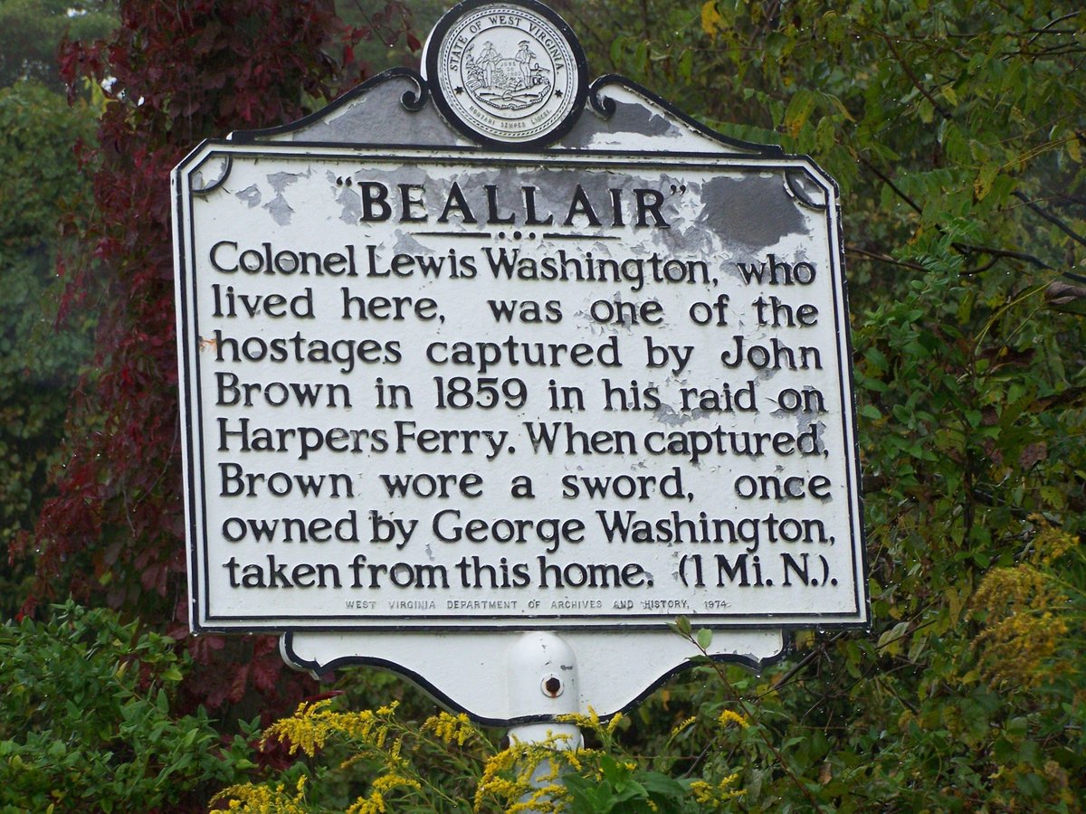 Brown was excited about the symbolic potential of the Washington heir and heirlooms. So when the raid started, he sent Cook and others to kidnap Washington and take the sword and pistols.