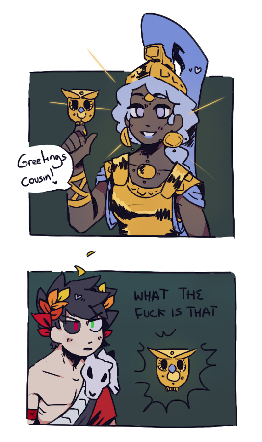 apparently he doesnt know what birds are !!!!!!!!!!! #hadesgame 