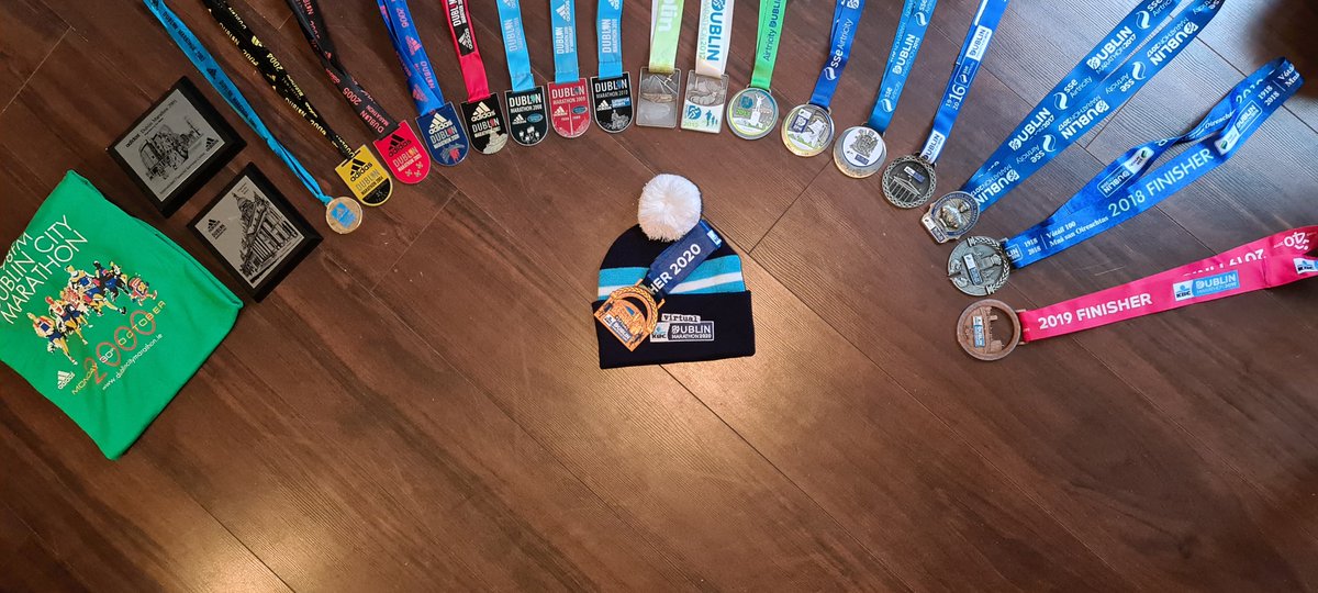 Delivery of Bobble Hat &amp; Medal for the 2020 Virtual Dublin Marathon to help commemorate my 21st consecutive Dublin Marathon  <a href="/dublinmarathon/">Irish Life Dublin Marathon</a>  @AskKBCIreland #KBCVirtualdublinmarathon #RunYourTown