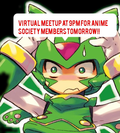 AnimeUwl's tweet photo. Virtual meetup tomorrow at 9pm Monday. https://t.co/HLSvny2b8V