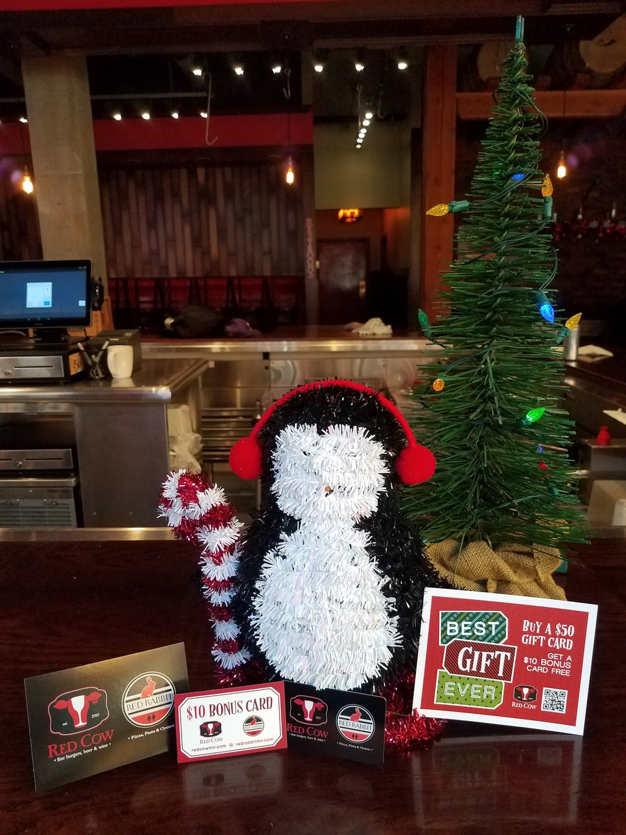 A great way to support your favorite #MNRestaurant
Is to take advantage of the deals on Gift Cards.
<a href="/redcow_mn/">Red Cow</a>  If you buy $50 you get $10 bonus card!
#SupportLocalBusinesses 
#holidayshopping 
While you're at it check out our BA Holiday Display at our North Loop location!