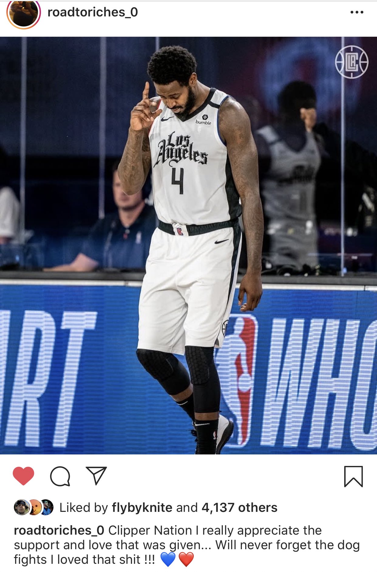 Tomer Azarly on X: JaMychal Green not only posted his goodbye to Clipper  Nation on IG, but he's taking time to respond to every fan who wished him  best of luck. What