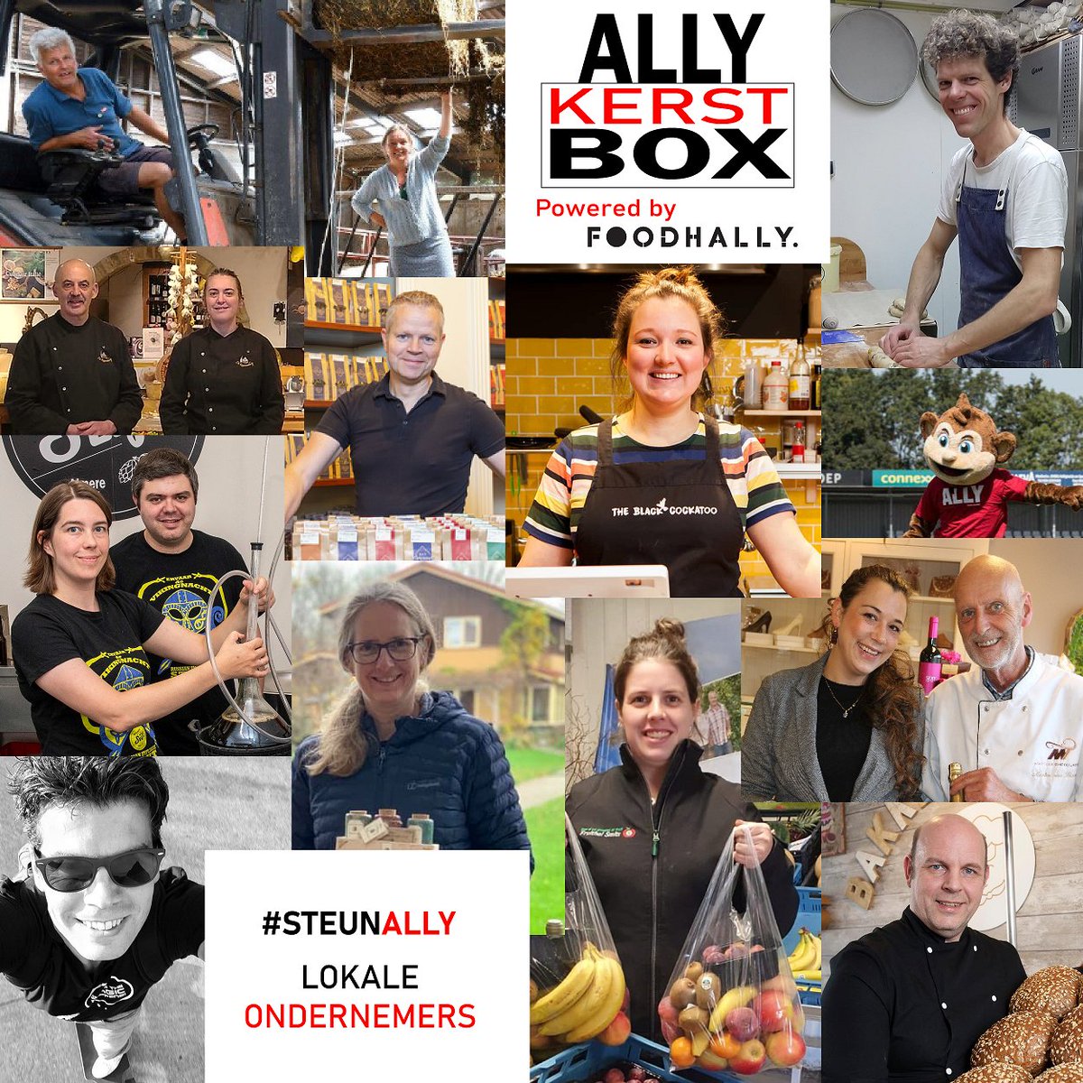 Steun 14 lokale ondernemers in 1 keer! 
De #ALLYKerstBox is nu live: BrouwerijStijl.nl/ally-box

Een kerstpakket voor jezelf of een ander, vol lokale heerlijkheden en moois. Steun in de rug voor de ondernemers. 

Delen = Helpen 😉

#SteunALLY #ALLYBox #Almere  #supportyourlocalsnl