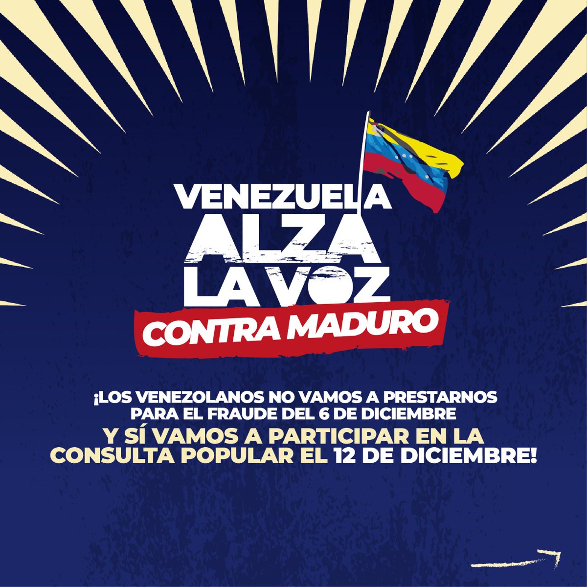 AsambleaVE's tweet photo. El proceso del 6D no son unas elecciones, son un fraude, desde el inicio de su montaje. No importa por quién votes el 6D, todas las opciones son Nicolás Maduro. #YoNoParticipoEnFraude6D y sí participó en la Consulta Popular. https://t.co/sPD1JaKxmJ