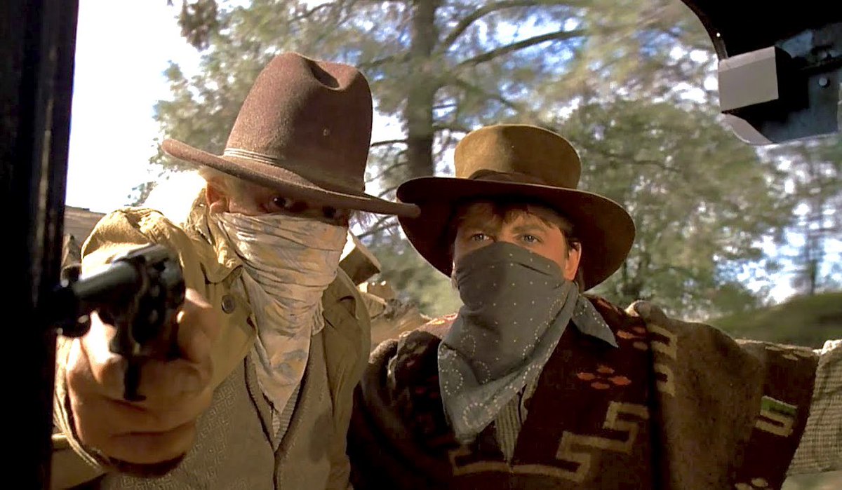 BTTFマスク】が完成しました PART IIIの列車強盗でマーティとドクが