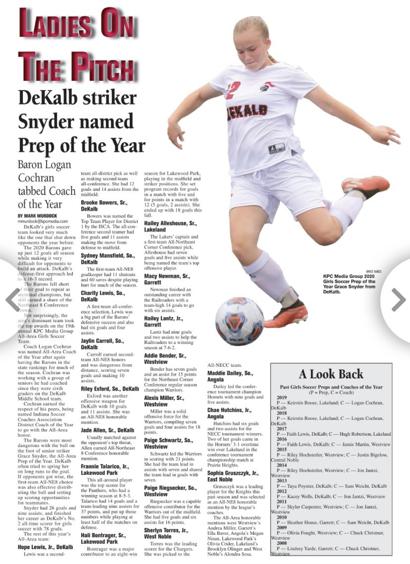 DBaronSoccer's tweet photo. 2020 All Area KPC paper article! #Barons https://t.co/ifEeTLS18W