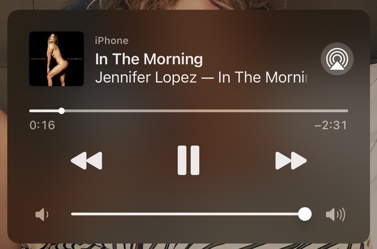 put the headphones on
increase the volume to the maximum
play this song
this sound is so GOOD @JLo
i can't stop listening
THE BODY MOVES AUTOMATICALLY and when you least expect it jumps out of bed and runs in front of the mirror to dance and sing
A GOOD VIBE ✨ #InTheMorning https://t.co/XA5dqB2uYV