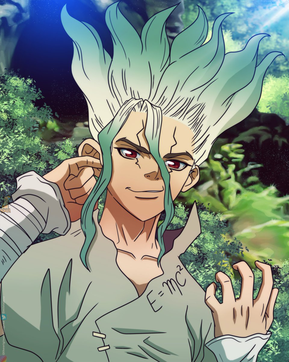 Chris Jones There S A 10 Billion Percent Chance I M In Love With The Anime Dr Stone I Mean It S Tms My All Time Favorite Anime Studio I Just Had To