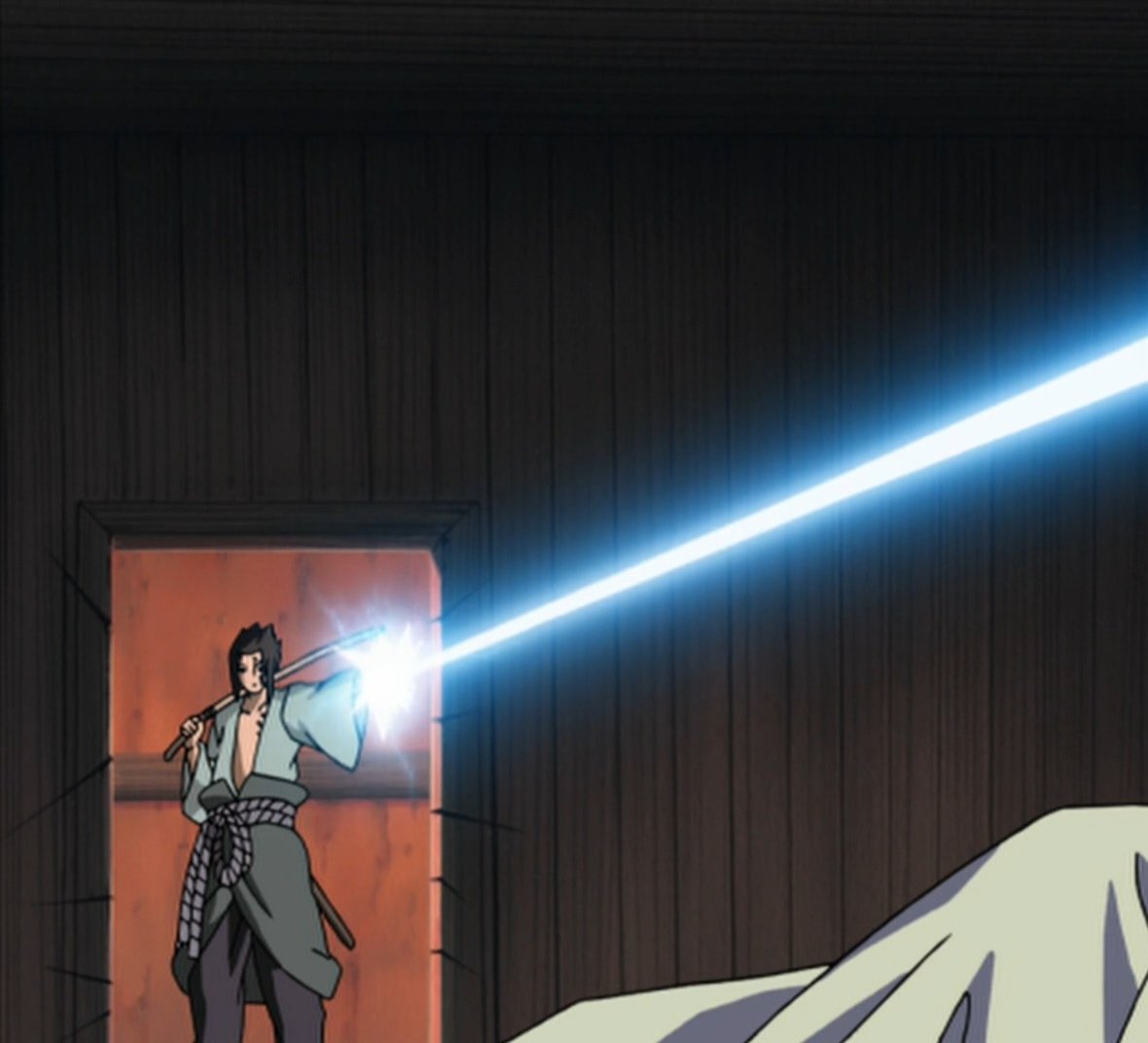 Cue the chidori true spear.

❛ Back. Up. ❜