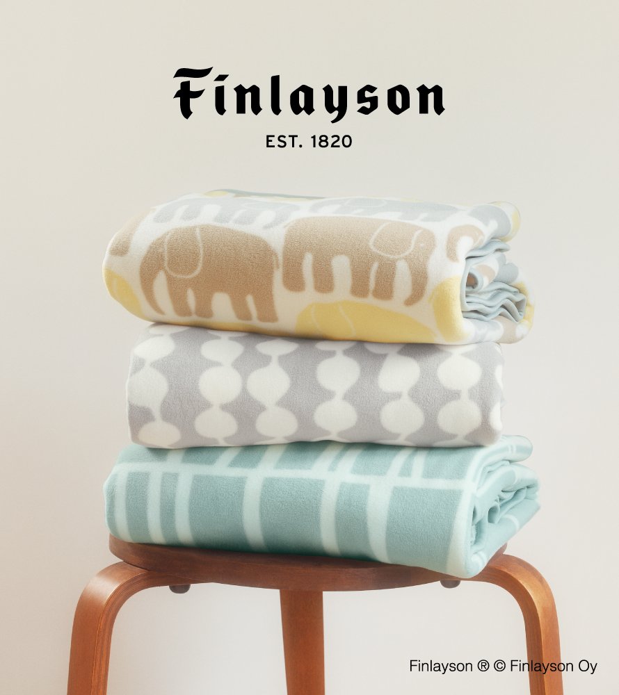 ユニクロ × フィンレイソン ヒートテック毛布 ダブル UNIQLO - 布団/毛布