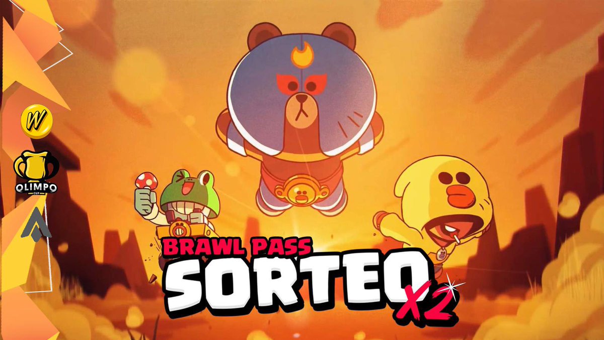 SORTE GRAN FINAL 🎉

2 Brawl Pass 🎁

Requisitos:
1️⃣Fav ♥️ &amp; Rt ϟ
2️⃣Mencionar a 2 amigos
3️⃣Seguir a:
✅<a href="/OlimpoCupGG/">Olimpo Cup</a>
✅<a href="/Wif_One/">Wif-One</a>
✅@AdonayRubioGG
4️⃣Estar Suscrito a:
🎙youtube.com/channel/UCAANu…

El Ganador se dará en la transmisión de la Final,el día 05/12 🎉