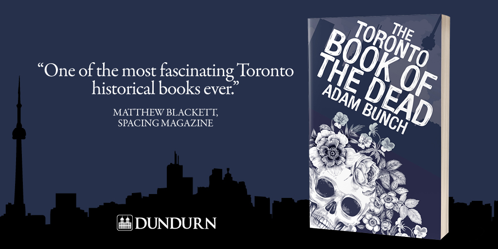 Oh, and if you're interested in reading more of my stories about the history of the city...Not only is The Toronto Book of the Dead available from all the usual places, The Toronto Book of Love is now available for pre-order, too!  https://www.chapters.indigo.ca/en-ca/books/contributor/author/adam-bunch/