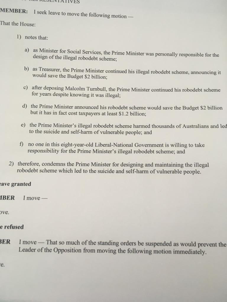 zalisteggall's tweet image. I don’t support wording of Labor’s motion but someone needs to resign over the #robotdebt fiasco. How is it that only female Ministers like Ley and McKenzie resign? Where is the Westminster Ministerial responsibly? #qt #auspol