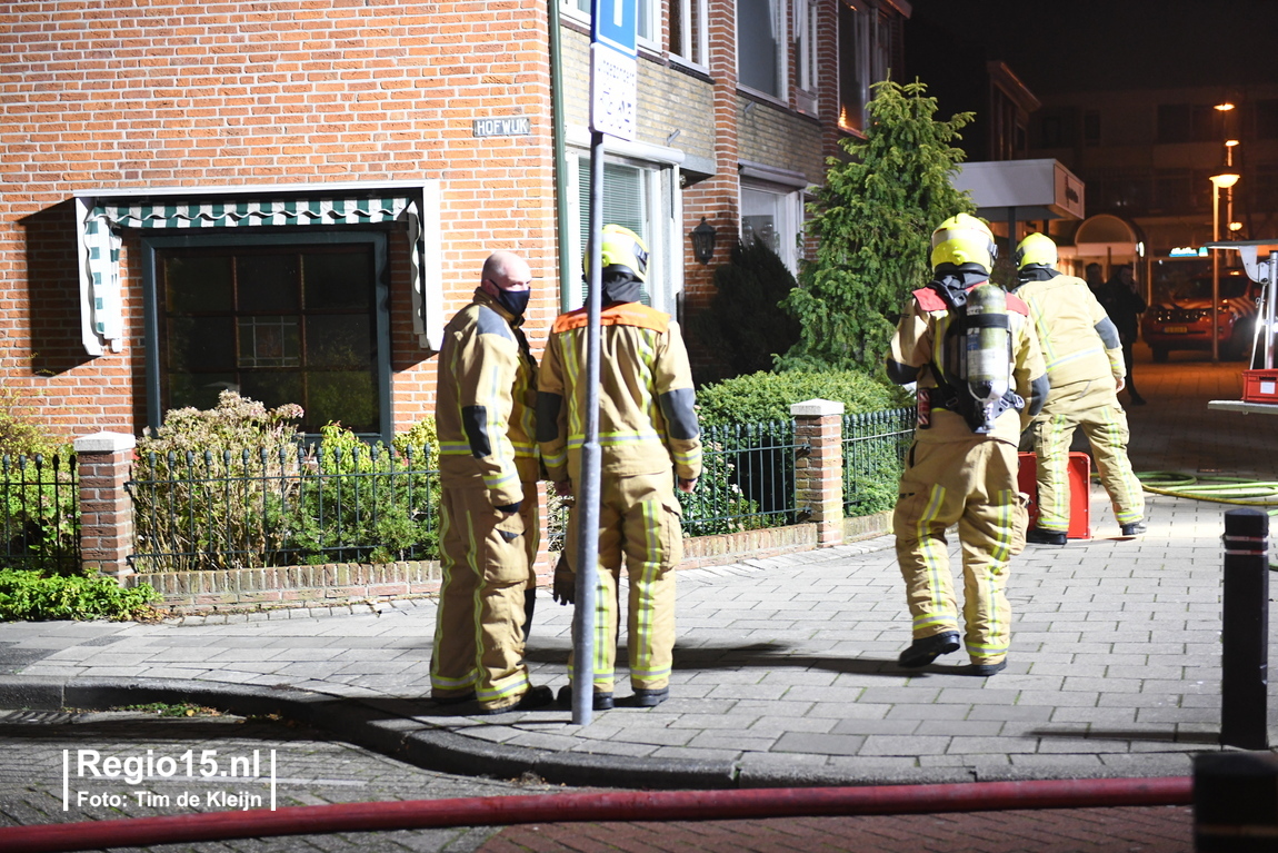 Melding middelbrand Ten Hove Wateringen