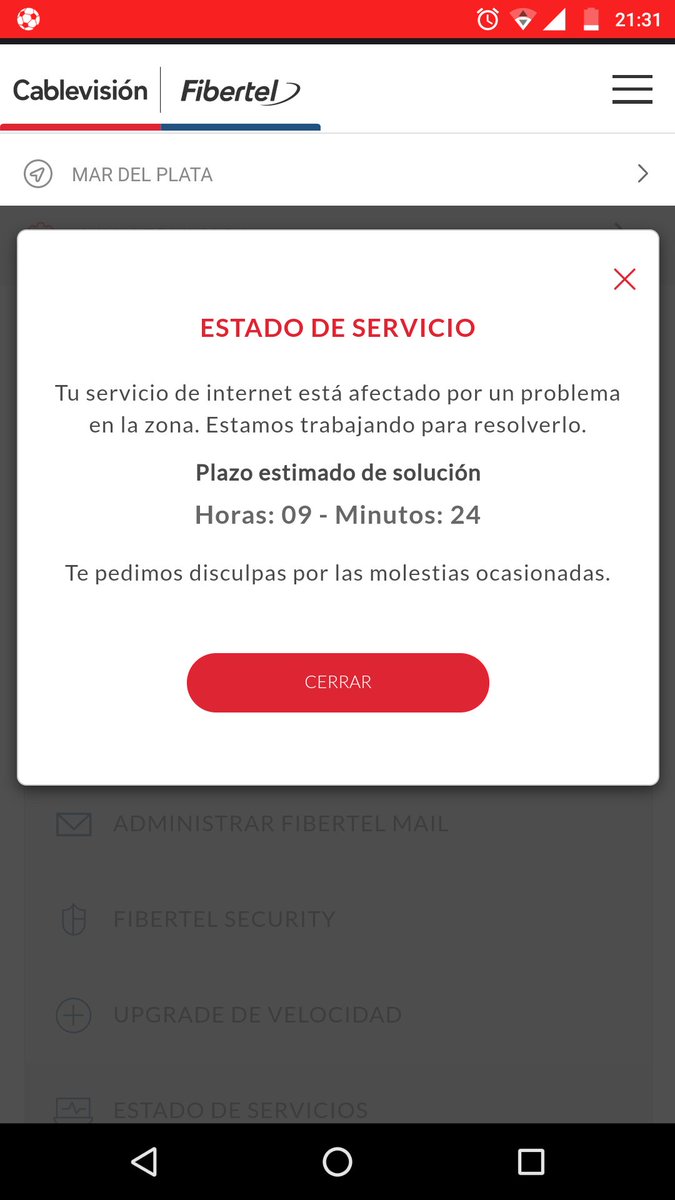 darioganem's tweet photo. @CableFibertel segunda vez en la semana que se corta internet. No les puedo pedir disculpas, mi trabajo depende de internet. Me van a disculpar si pago fuera de término el abono? no creo! https://t.co/kcDGZPc2D9