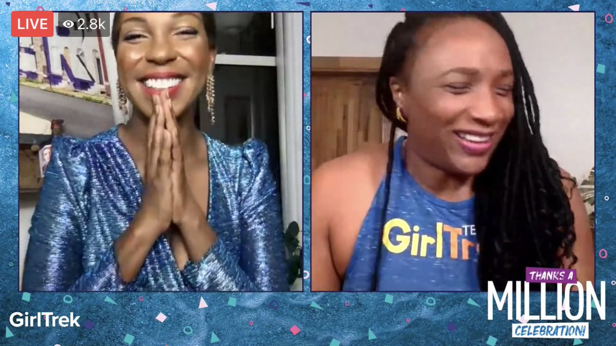 TheKayDexter's tweet photo. JOIN the Celebration!! ππππππ₯³ @GirlTrek 1 million Black Women trek daily for Self-Care and health!! #thanksamillion #1MillionTrekersIn2020 #WeDidIt!! #DST1913 #DeltaRhoMade still serving #HCACDST! #GirlTrek #ATL in the building!!! https://t.co/Q08CgiGiW6