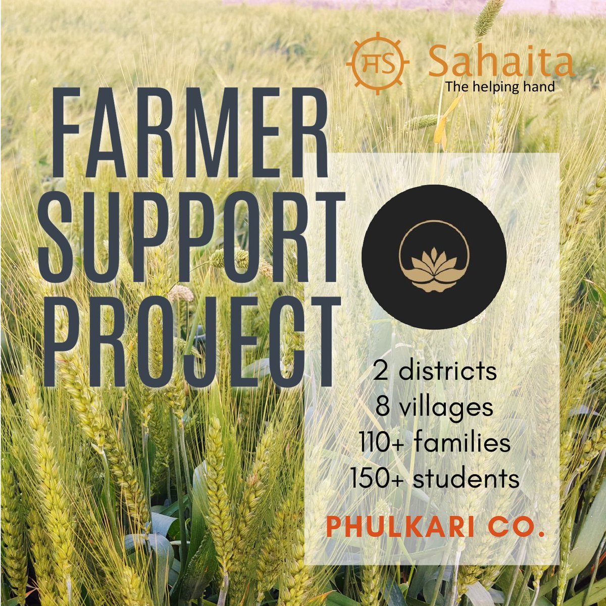 Sahaita's tweet photo. @phulkarico x @sahaita
 
Thank you @phulkarico  for choosing Sahaita as your charity of choice to donate proceeds of your KEZ tee to! Sahaita’s Farmer Support project has been in operation since 2015, helping over 150 youth from over 110 families in the Mansa &amp; Moga districts. https://t.co/ZH2HyaeEVq